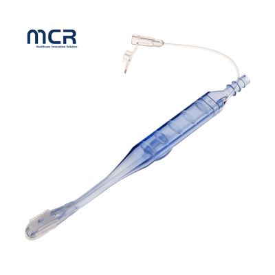 Medical Grade Disposable Dental Sponge Oral Toothbrush With Suction For Mouth Cleaning