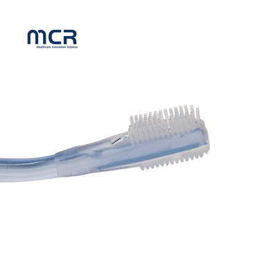 Medical Grade Disposable Dental Sponge Oral Toothbrush With Suction For Mouth Cleaning