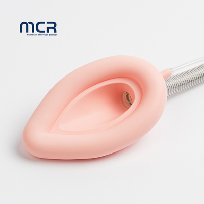 Tekrar kullanılabilir Laryngeal Maske 100% Silikon LMA ile güçlendirilmiş.