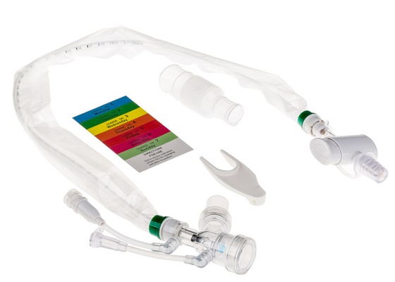 İyi bir fiyat. Endotracheal Uzunluğu 600mm Kapalı Emek Kateteri 16Fr Kapalı Solunum Yolları Yönetimi İçi Emek çevrimiçi