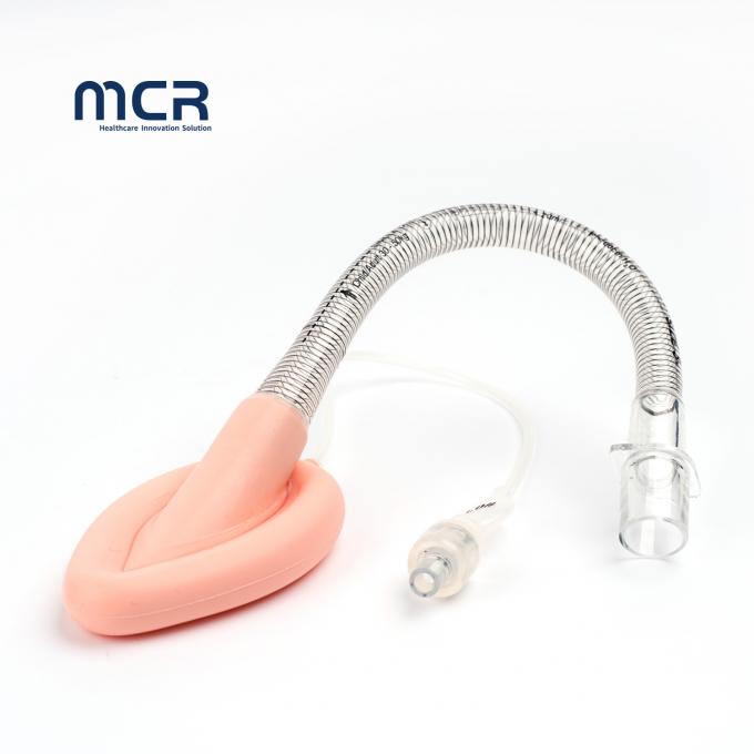 Güçlendirilmiş Silikon Laryngeal Mask Havalandırma Tek kullanımlık tıbbi ekipman 0